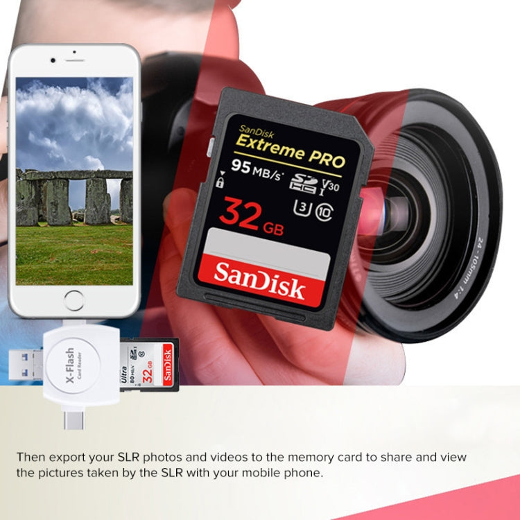 Lettore schede SD 3 in 1 X-Flash R01 per schede SD e TF