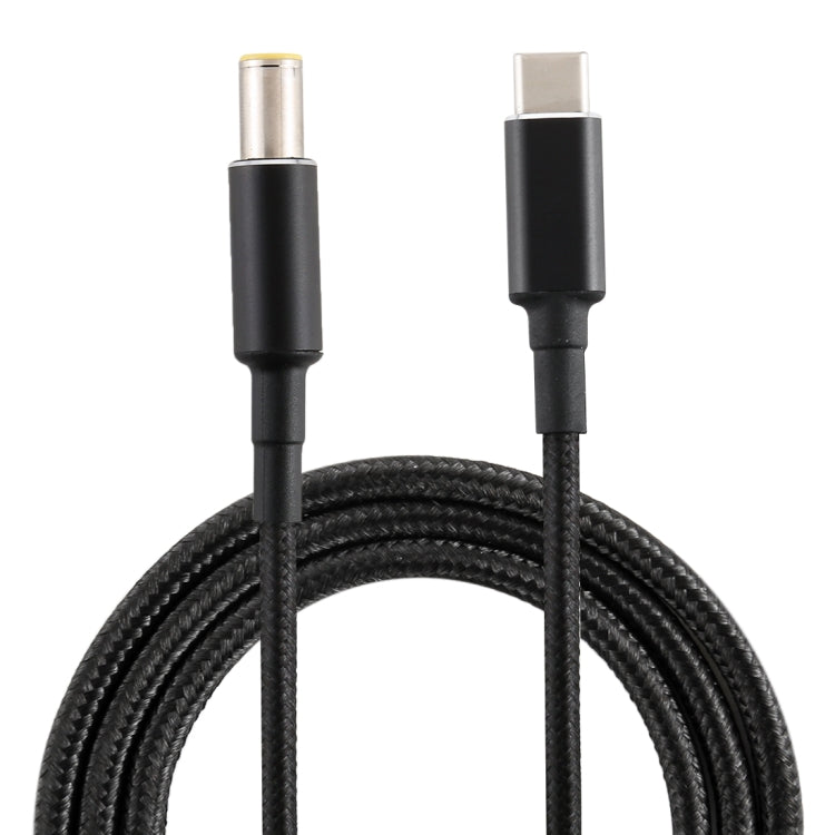 Cavo ricarica nylon 7,9x5,0 mm a USB-C 1,7 m 100W