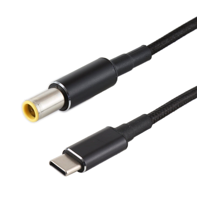 Cavo ricarica nylon 7,9x5,0 mm a USB-C 1,7 m 100W