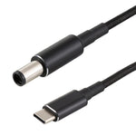 Cavo ricarica nylon 7,4x0,6mm a USB-C 1,7m HP