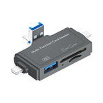 Lettore di schede USB 2.0 7 in 1 compatibile PC e smartphone