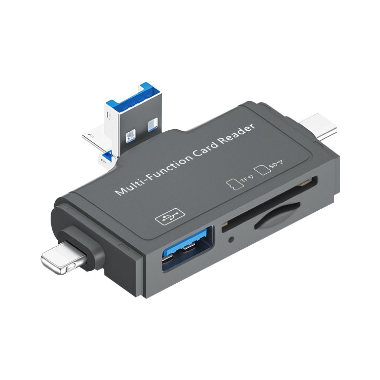 Lettore di schede USB 2.0 7 in 1 compatibile PC e smartphone