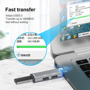 ADS-302C Docking station HUB multifunzione tipo C/USB-C 3 in 1, ADS-302C