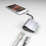 Adattatore da 8 pin a Ethernet per dispositivi iOS 15