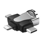 Adattatore OTG 3 in 1 USB a Type-C Micro USB 8 Pin