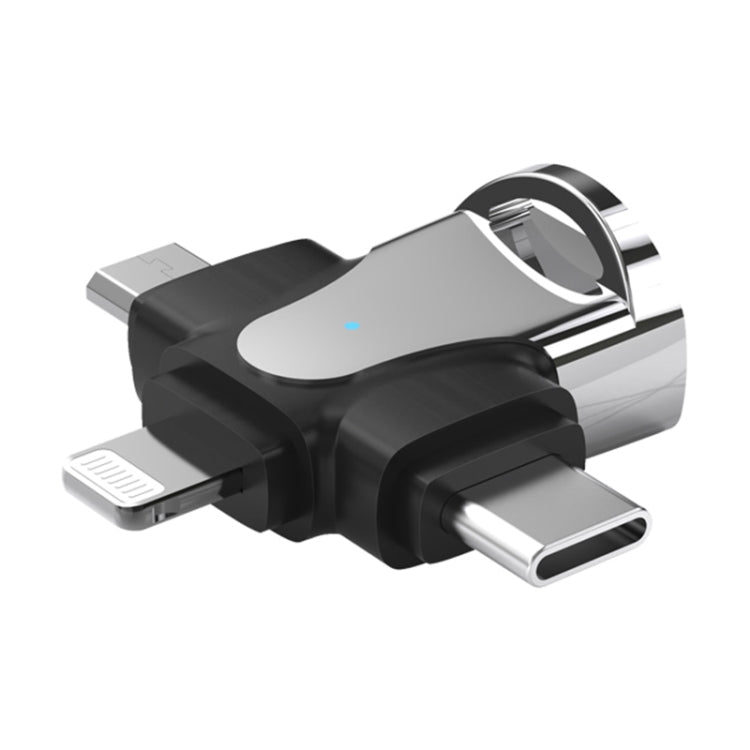 Adattatore OTG 3 in 1 USB a Type-C Micro USB 8 Pin