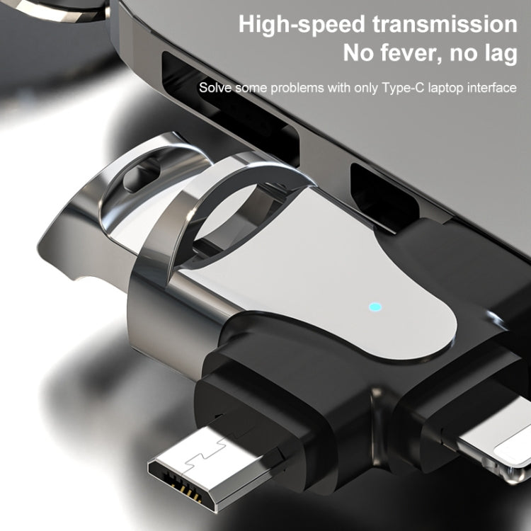 Adattatore OTG 3 in 1 USB a Type-C Micro USB 8 Pin