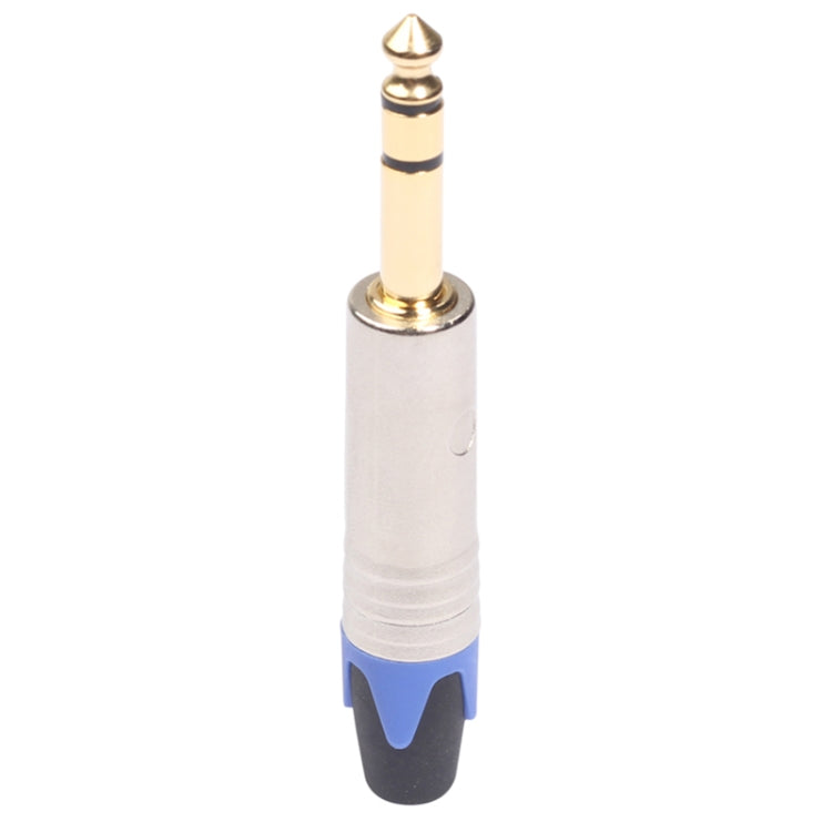 Spina audio stereo placcata oro 6,35 mm per saldatura