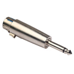 5 PZ LZ1167G Spina adattatore audio maschio a traccia singola da 6,35 mm a XRL femmina (nero), LZ1167, LZ1167G