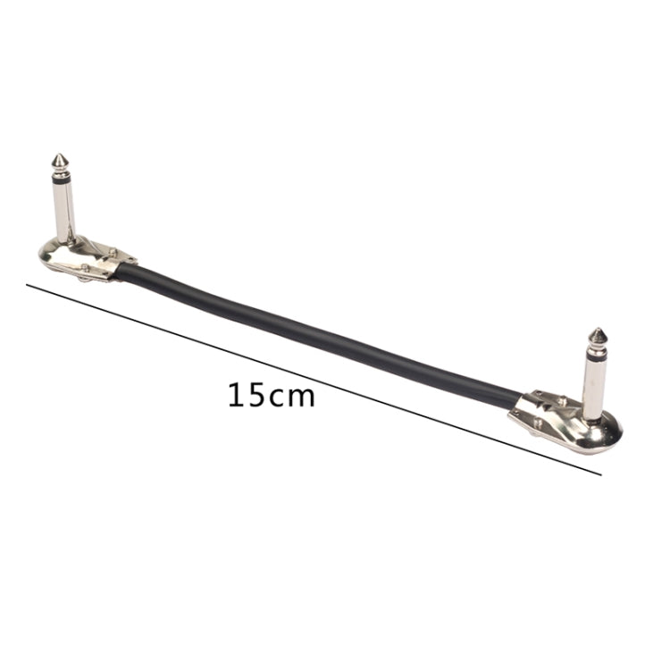 Cavo connettore maschio 6,35 mm per effetto chitarra 20 cm