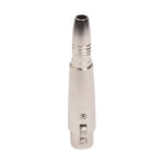 Adattatore audio XLR femmina-femmina 6,35 mm