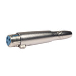 Adattatore audio XLR femmina-femmina 6,35 mm