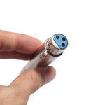 Adattatore audio XLR femmina-femmina 6,35 mm