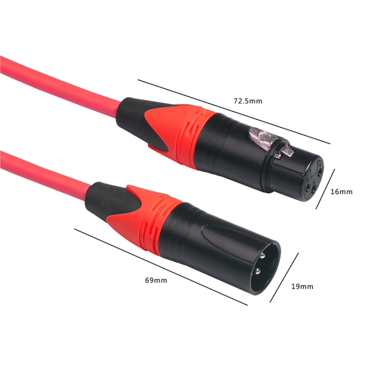 XRL Male to Female Microphone Mixer Audio Cable, Length: 1m, Length: 1m