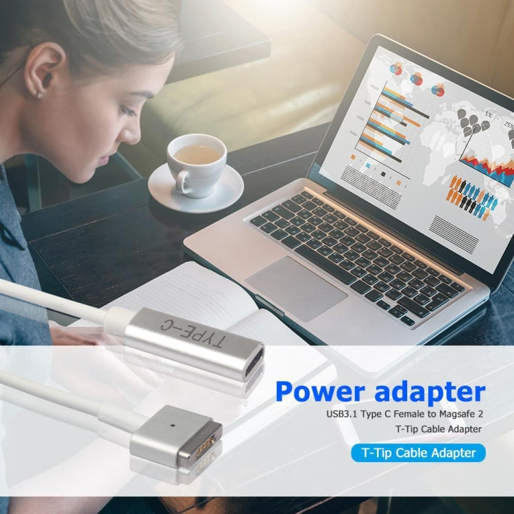Adattatore MagSafe 2 a USB-C 5 pin compatibile Apple