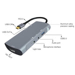 Docking station 6 in 1 USB-C con HDMI, USB 3.0 e AUX
