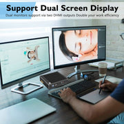 K620D Windows (non includere XP) e Linux Mini PC, Intel Celeron N2840 Dual Core 4 thread, fino a 2,0 GHz, 2 GB di RAM + 32 GB SSD, 2GB RAM + 32GB SSD