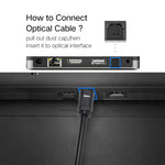 Cavo audio ottico digitale Toslink maschio da 5 m con diametro esterno di 4,0 mm a Mini Toslink maschio da 3,5 mm, 5m