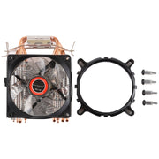 CoolAge L400 DC 12V 1600PRM 40.5cfm Dissipatore di calore Cuscinetto idraulico Ventola di raffreddamento Ventola di raffreddamento della CPU per AMD Intel 775 1150 1156 1151, L400 (White), L400 (Red)