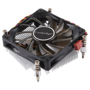 CoolerAge 1155-1U DC 12V 2000PRM 30.5cfm Nucleo in rame Dissipatore di calore Cuscinetto idraulico Ventola di raffreddamento Ventola di raffreddamento della CPU per Intel 1150 1156 1151, 1155-1U Copper Core