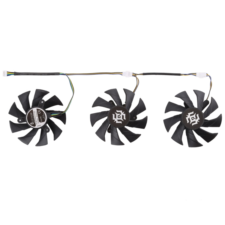 Ventola di raffreddamento della scheda grafica da 3 pezzi per Zotac GTX 1070-8GD5 X-OC, diametro: 85 mm, 0.5A Diameter: 9.5mm(3 PCS)
