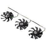 Ventola di raffreddamento della scheda grafica da 3 pezzi per Zotac GTX 1070-8GD5 X-OC, diametro: 85 mm, 0.5A Diameter: 9.5mm(3 PCS)