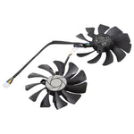 HA9010H12F-Z Ventola di raffreddamento della scheda grafica a 4 pin per MSI GeForce GTX 1050 Hurricane GTX 1060 Hurricane 6G GDDR, diametro: 85 mm, coppie, HA9010H12F-Z