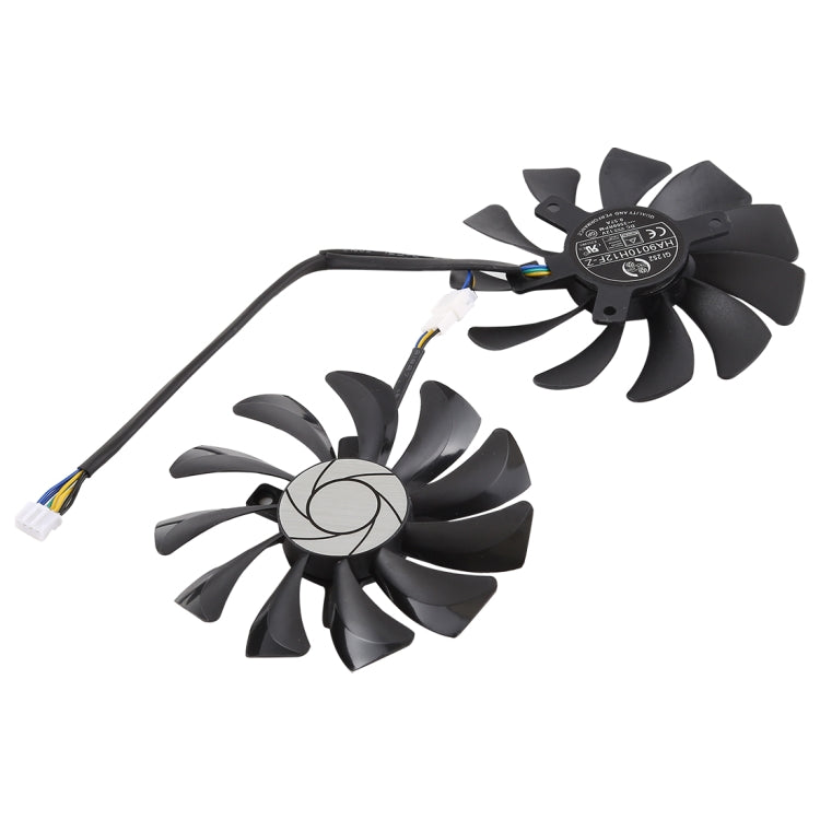 HA9010H12F-Z Ventola di raffreddamento della scheda grafica a 4 pin per MSI GeForce GTX 1050 Hurricane GTX 1060 Hurricane 6G GDDR, diametro: 85 mm, coppie, HA9010H12F-Z