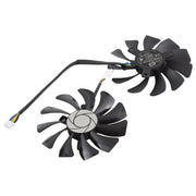 HA9010H12F-Z Ventola di raffreddamento della scheda grafica a 4 pin per MSI GeForce GTX 1050 Hurricane GTX 1060 Hurricane 6G GDDR, diametro: 85 mm, coppie, HA9010H12F-Z