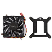 CoolAge 1155-1U DC 12V 2000PRM 30.5cfm Dissipatore di calore in alluminio Cuscinetto idraulico Ventola di raffreddamento Ventola di raffreddamento della CPU per Intel 1150 1156 1151, 1155-1U Aluminum