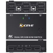 Switch KVM DP 3DP+3DP KC-KVM202DPA-USB2.0, KC-KVM202DPA