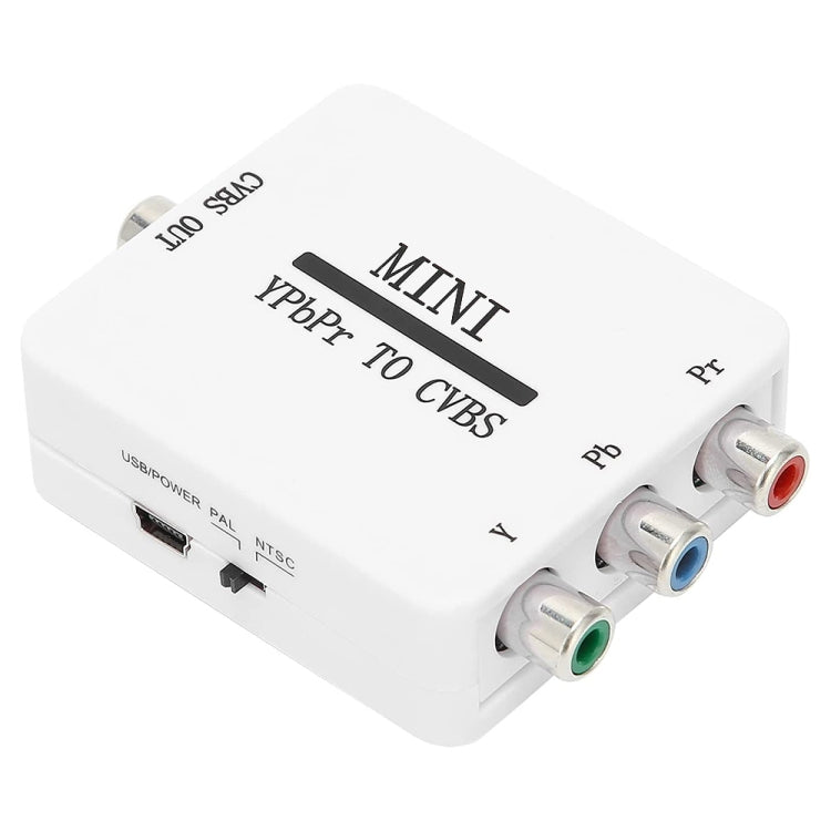 Adattatore AV componente mini convertitore video YPBPR a CVBS per TV/proiettore/monitor