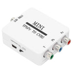 Adattatore AV componente mini convertitore video YPBPR a CVBS per TV/proiettore/monitor