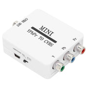 Adattatore AV componente mini convertitore video YPBPR a CVBS per TV/proiettore/monitor