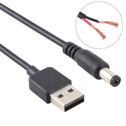 Cavo di alimentazione CC da USB a 5,5 x 2,1 mm da 3 A, lunghezza: 1 m, USB to DC 5.5x2.1mm