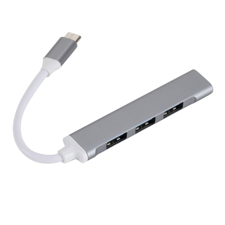 Adattatore HUB USB 3.0 x1 e USB 2.0 x3 a USB-C Type-C