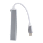 Adattatore HUB USB 3.0 x1 e USB 2.0 x3 a USB-C Type-C