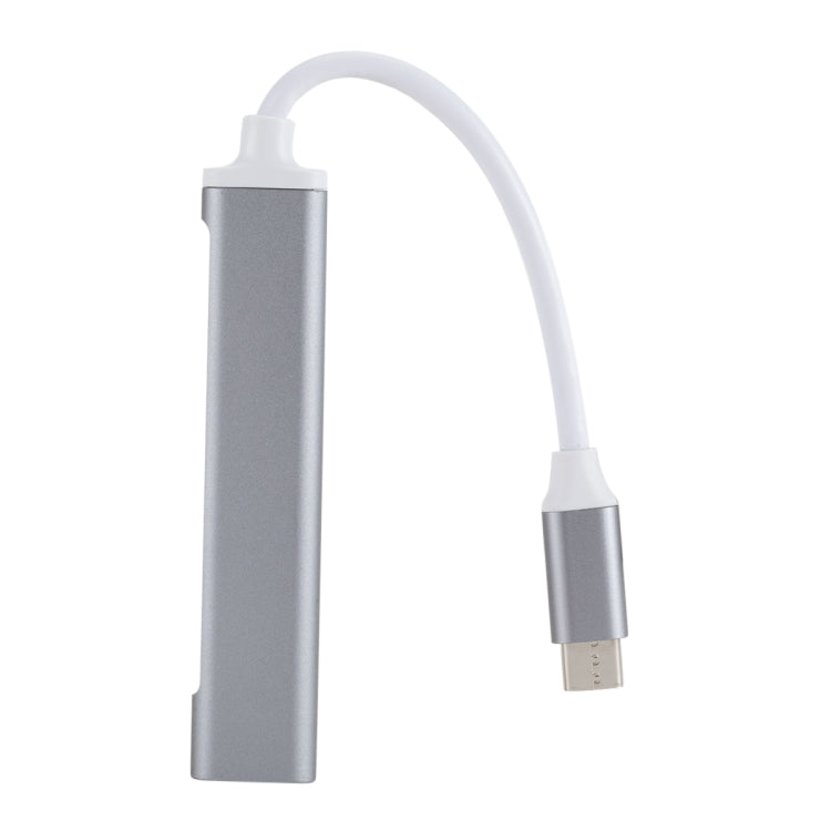 Adattatore HUB USB 3.0 x1 e USB 2.0 x3 a USB-C Type-C