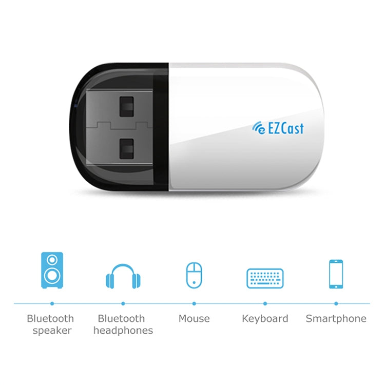 EZCast EZC-5200BS Adattatore wireless WiFi dual band 600Mbps + Bluetooth USB 2.0