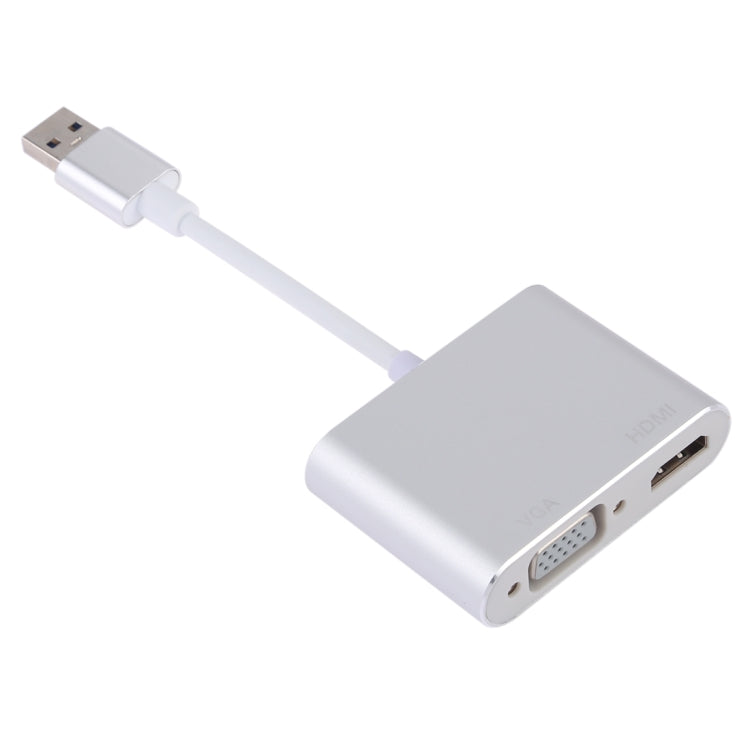 Adattatore 2 in 1 da USB 3.0 a HDMI + VGA