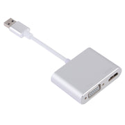 Adattatore 2 in 1 da USB 3.0 a HDMI + VGA