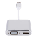 Adattatore 2 in 1 da USB 3.0 a HDMI + VGA