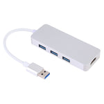 Adattatore USB 3.0 4 in 1 a 3 USB 3.0 + HDMI