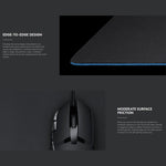 Tappetino per mouse da gioco E-sport morbido in tessuto Logitech G640, dimensioni: 46 x 40 cm, G640 Cloth Soft