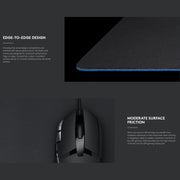 Tappetino per mouse da gioco E-sport morbido in tessuto Logitech G640, dimensioni: 46 x 40 cm, G640 Cloth Soft