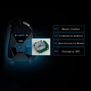Logitech G402 Interfaccia USB 8 tasti 4000 DPI Mouse da gioco ottico cablato con tracciamento ad alta velocità regolabile a cinque velocità, Lunghezza: 2 m