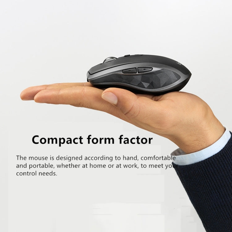 Logitech MX Anywhere 2S 4000 DPI Bluetooth + Unifying Mouse da gioco ottico wireless ricaricabile a doppia modalità con design simmetrico