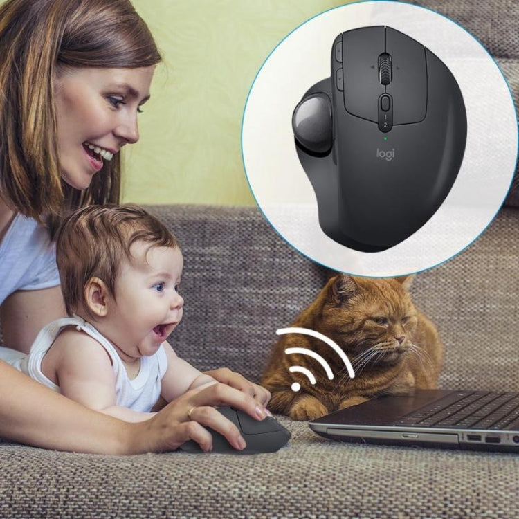 Logitech MX ERGO 440DPI Bluetooth + mouse ottico trackball wireless dual-mode Unifying, MX ERGO