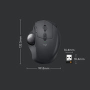 Logitech MX ERGO 440DPI Bluetooth + mouse ottico trackball wireless dual-mode Unifying, MX ERGO