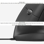 Logitech MX Vertical 4000 DPI USB-C/Type-C + Unifying + Bluetooth Mouse ottico verticale wireless ergonomico a tre modalità, MX Vertical
